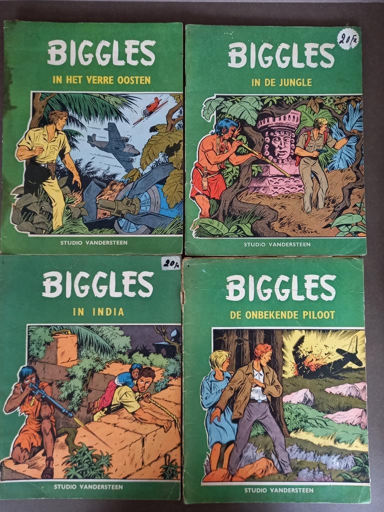 Strip Biggles, Boeken, Stripverhalen, Meerdere stripboeken, Ophalen, Gelezen, Studio  Vandersteen