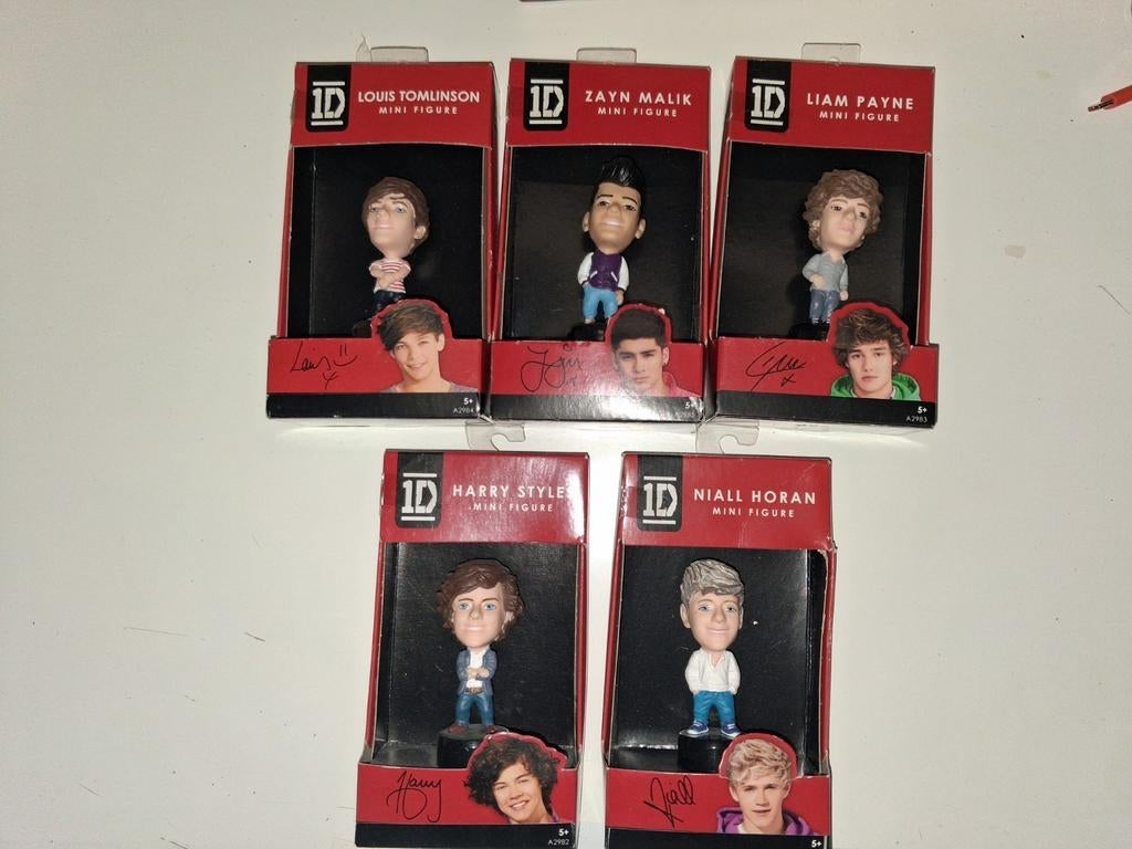 Poppetjes one direction, Ophalen of Verzenden, Gebruikt