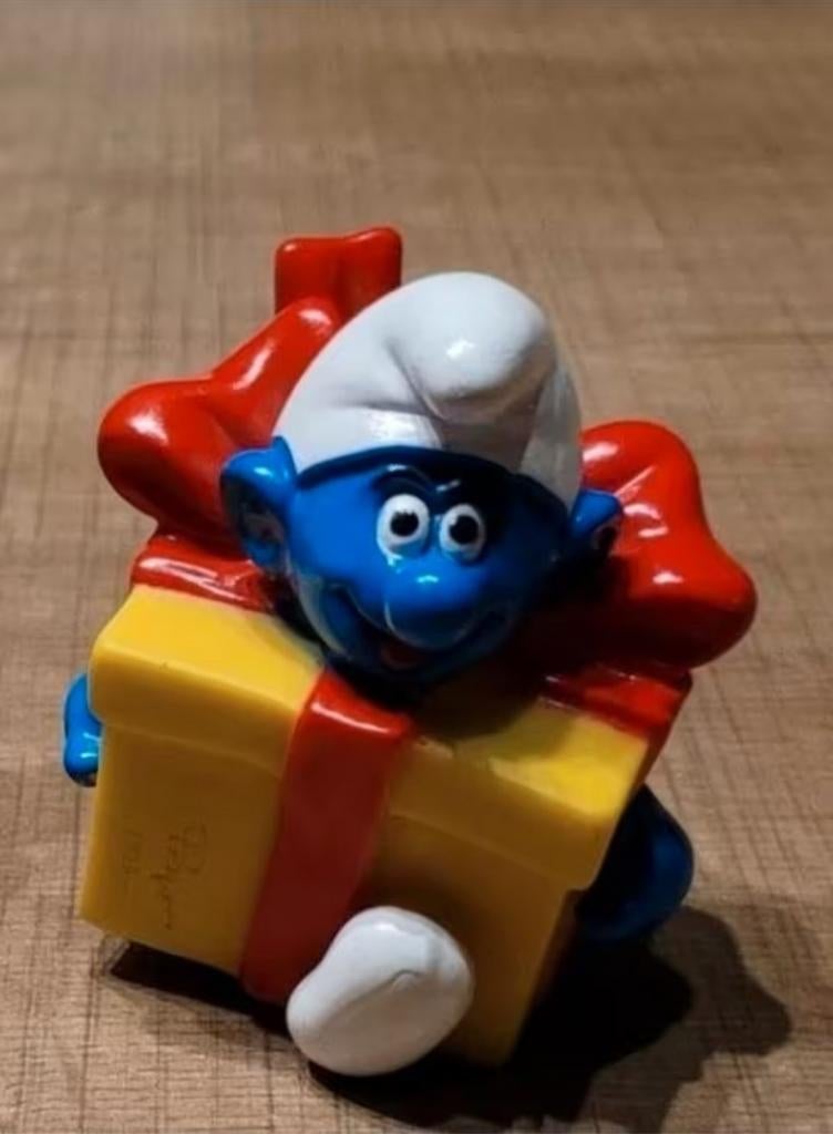 De Smurfen - rubberen popje (BIP Candy 1995), Collections, Enlèvement ou Envoi, Schtroumpfs, Comme neuf, Statue ou Figurine