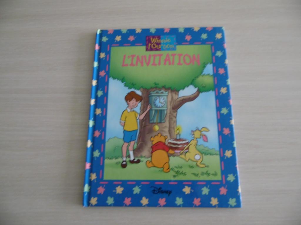 WINNIE L'OURSON       L'INVITATION, Fictie algemeen, Jongen of Meisje, Ophalen of Verzenden, Zo goed als nieuw