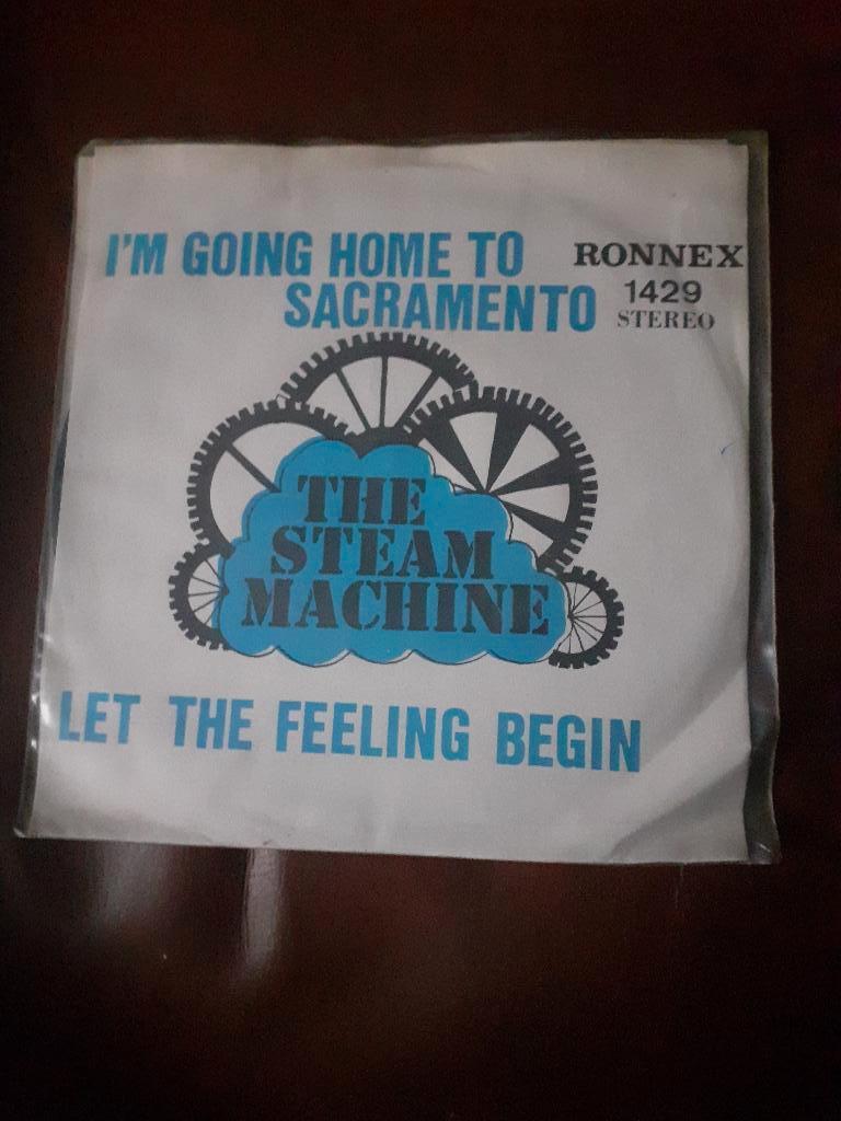 45T Steam Machine : I'm going home to Sacramento (Belpop), Ophalen of Verzenden