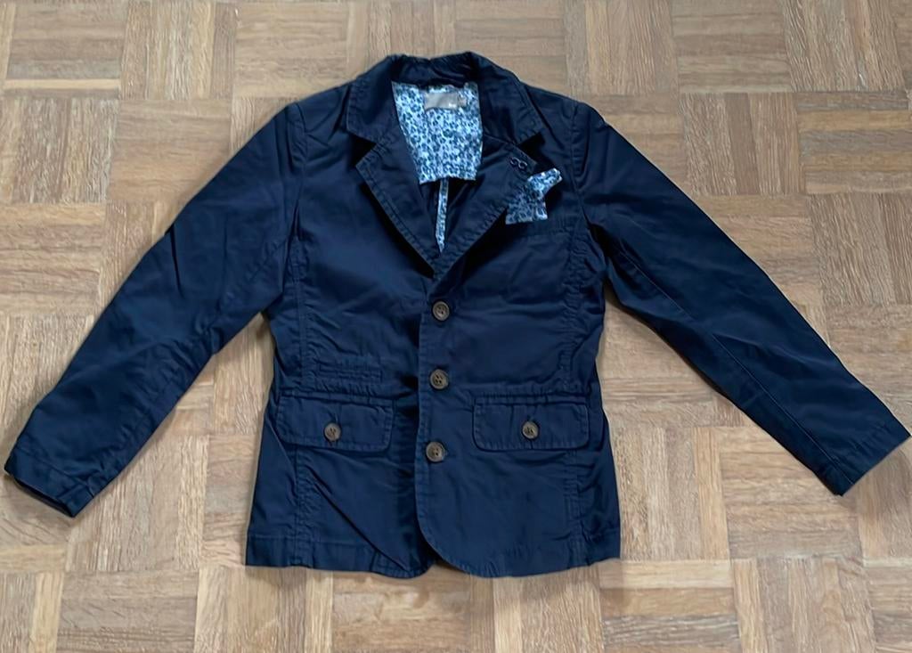 JBC jas donkerblauw maat 122, Ophalen of Verzenden, Zo goed als nieuw, JBC., Jongen