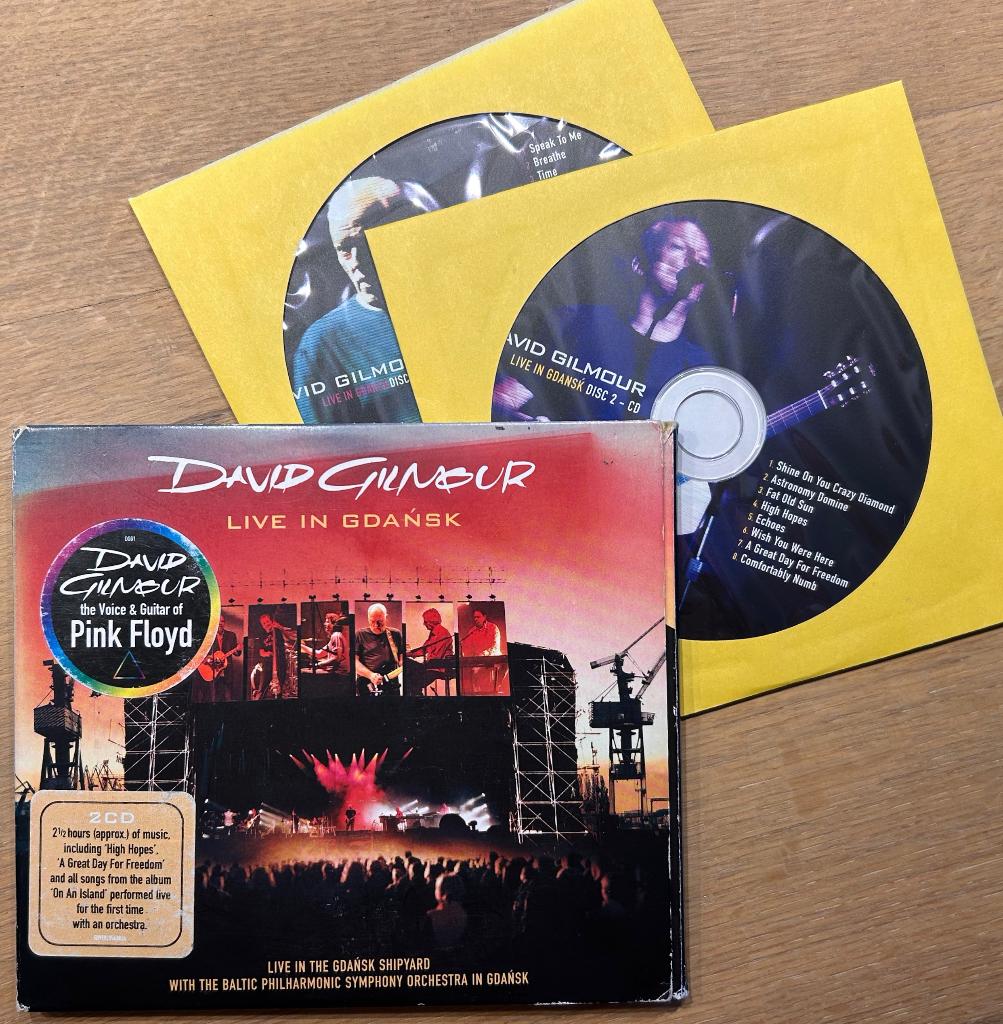 DAVID GILMOUR - Live in Gdansk (. 2CD set ), Cd's en Dvd's, Cd's | Rock, Progressive, Verzenden
