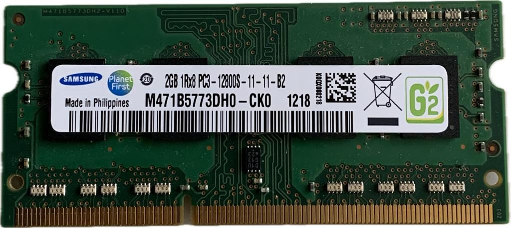 2 GB DDR3 RAM, Computers en Software, RAM geheugen, DDR3, Ophalen of Verzenden, Zo goed als nieuw, 2 GB