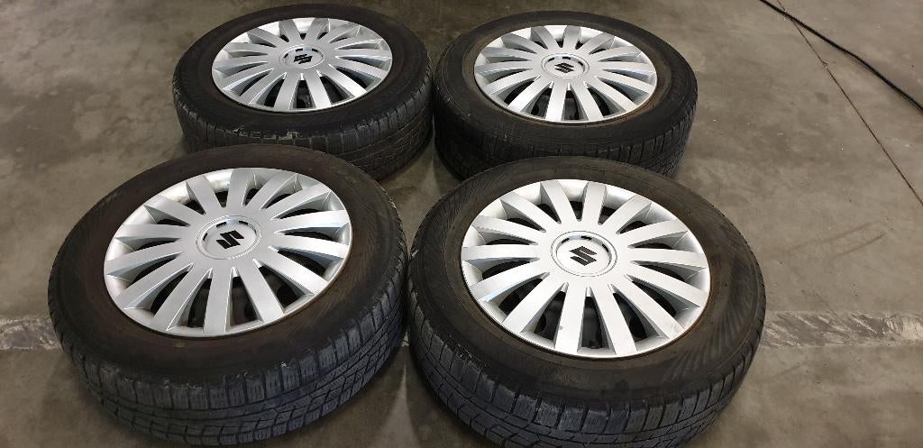 wintervelgen met winterbanden Suzuki S Cross Vitara Baleno, Auto-onderdelen, Banden en Velgen, Ophalen, Gebruikt, 16 inch, Banden en Velgen