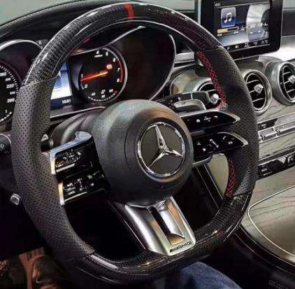 Mercedes carbon stuur compleet leer upgrade AMG dragonfly, Ophalen of Verzenden, Nieuw, Mercedes-Benz