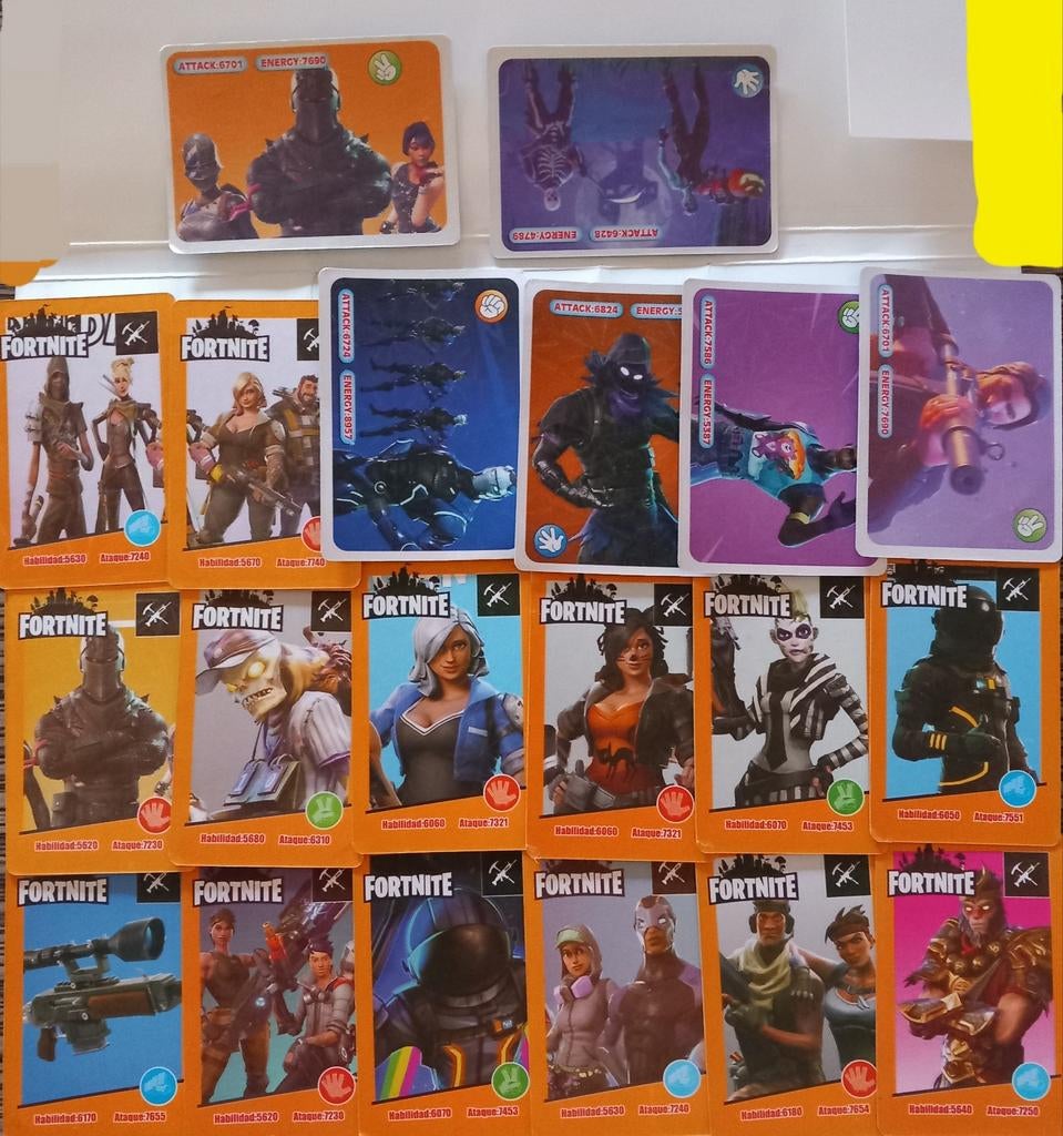 Kaartjes Fortnite -> 2€, Ophalen of Verzenden, Nieuw, Meerdere kaarten