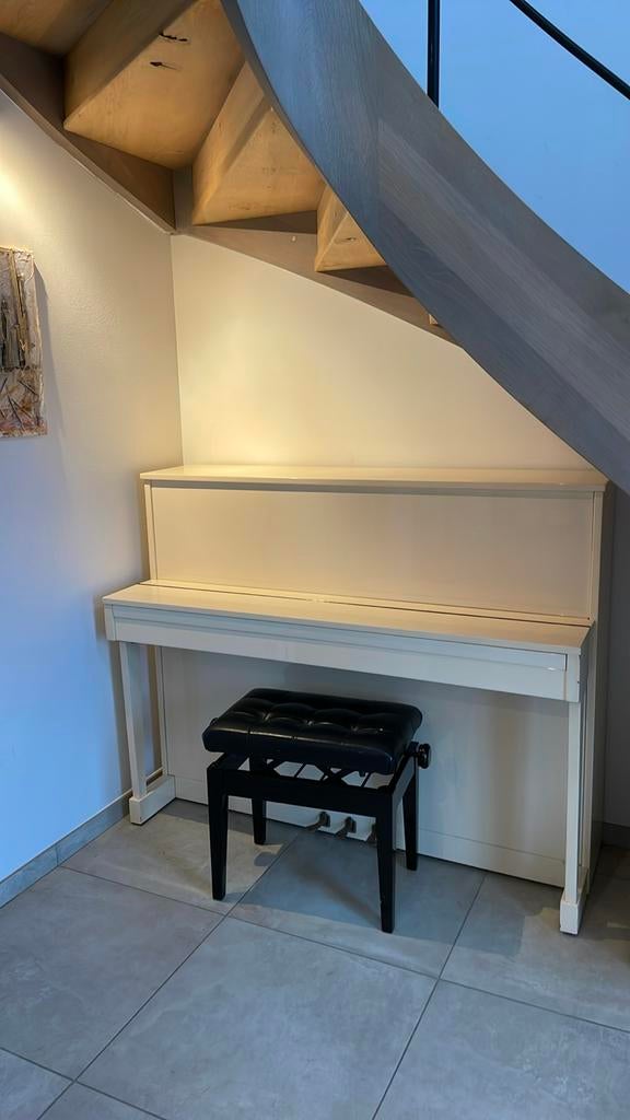 Piano droit Rameau Fortissimo ivoire, Musique & Instruments, Brillant, Enlèvement, Utilisé, Piano
