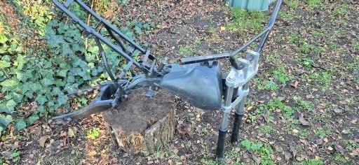 pitbike frame, Fietsen en Brommers, Ophalen, Gebruikt, Pitbike