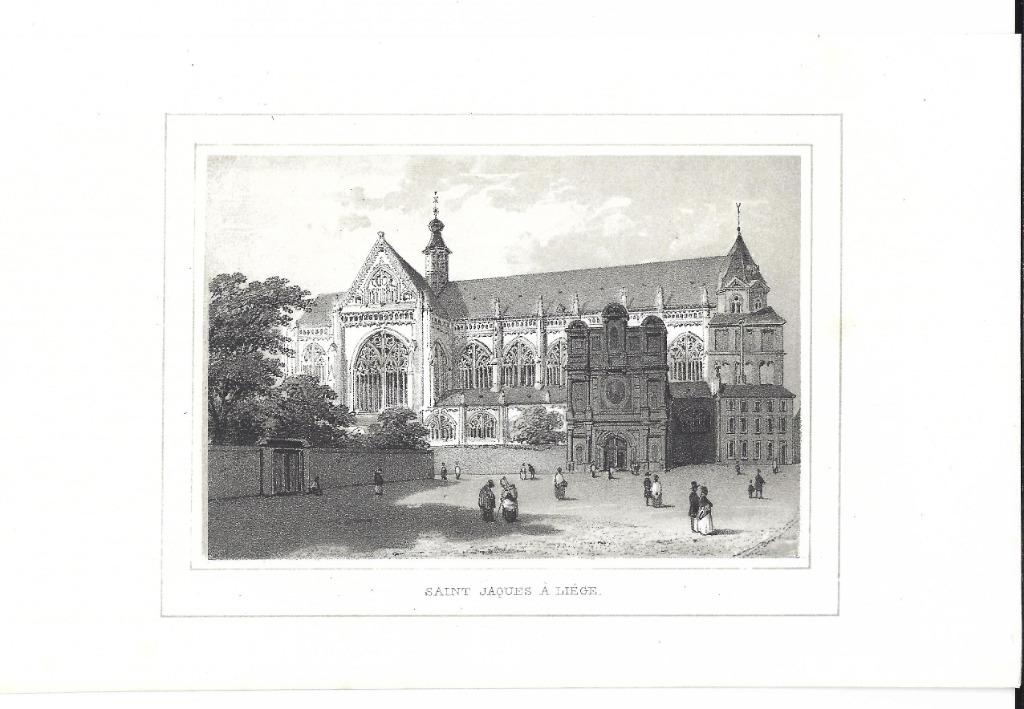 1844 - Liège - Eglise Saint-Jacques, Antiquités & Art, Envoi