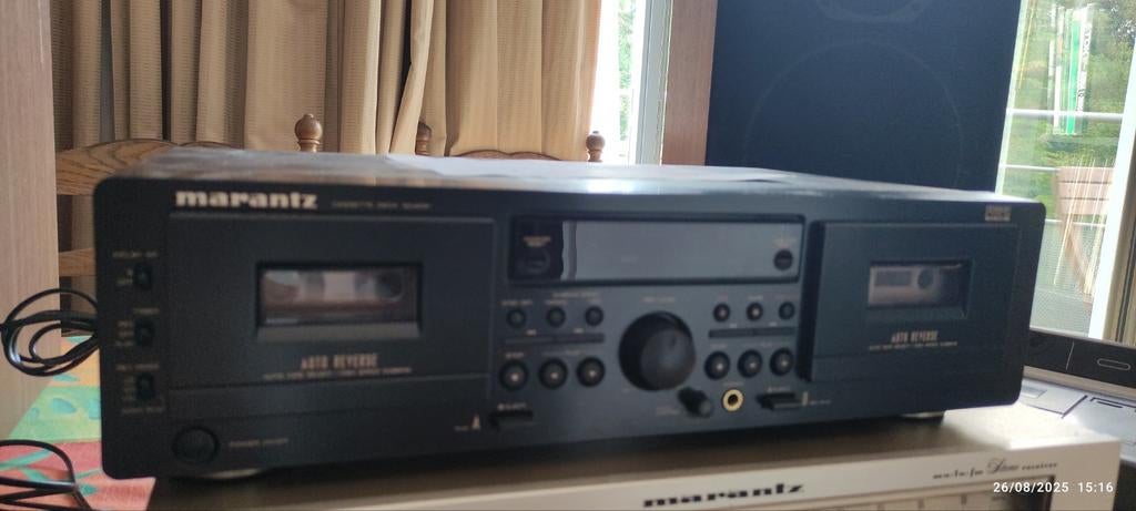 MARANTZ DOUBLE DECK K7 SD4051 RARE VINTAGE, TV, Hi-fi & Vidéo, Enlèvement ou Envoi, Double, Marantz