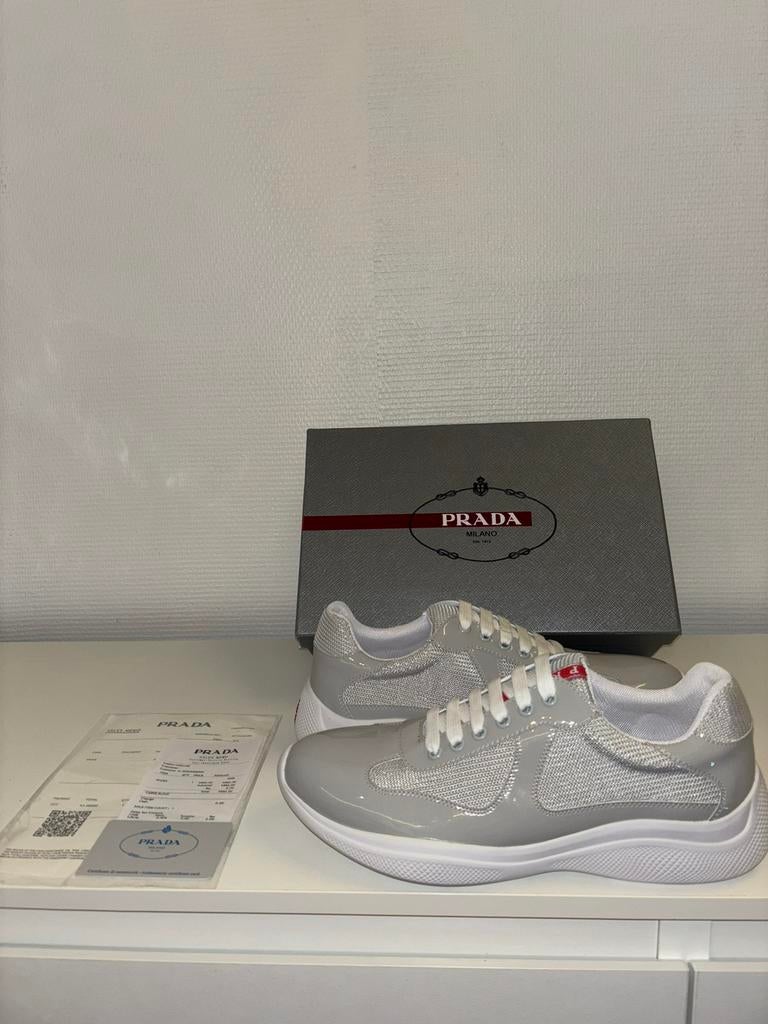 Prada America Cup grise, Enlèvement, Neuf, Baskets