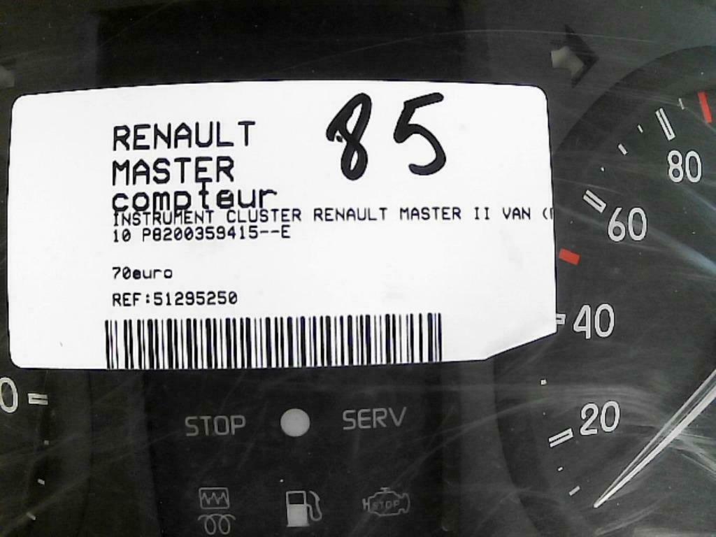 Compteur Renault Master 2.5DCi P8200359415--E (85), Auto-onderdelen, Overige Auto-onderdelen, Renault, Gebruikt, Ophalen of Verzenden