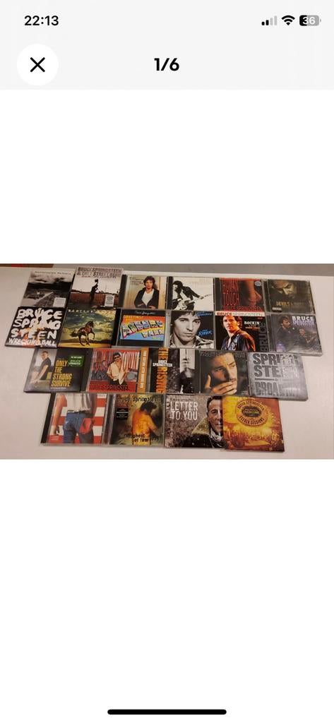 21x Bruce Springsteen CD Lot, Envoi, Utilisé