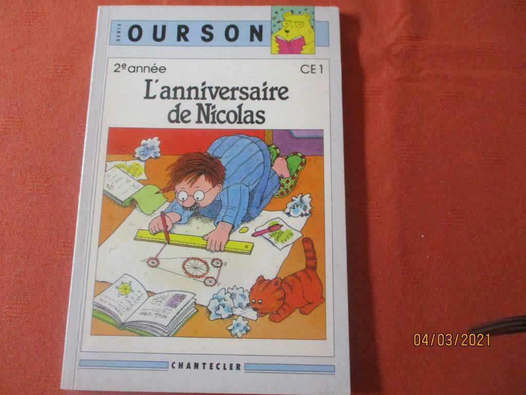 "L'ANNIVERSAIRE DE NICOLAS". LECTURE 2e PRIMAIRE., Enlèvement ou Envoi, Comme neuf, Garçon ou Fille, 5 ou 6 ans