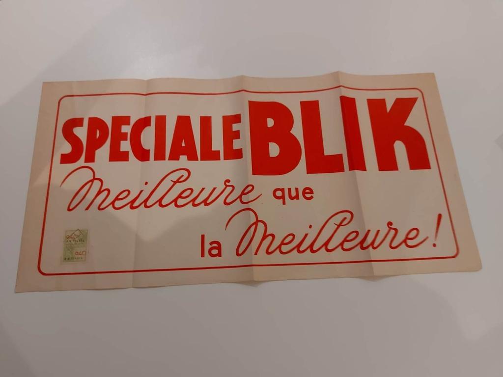 Affiche De Blieck Aalst Speciale Blik, Ophalen, Gebruikt, Reclamebord
