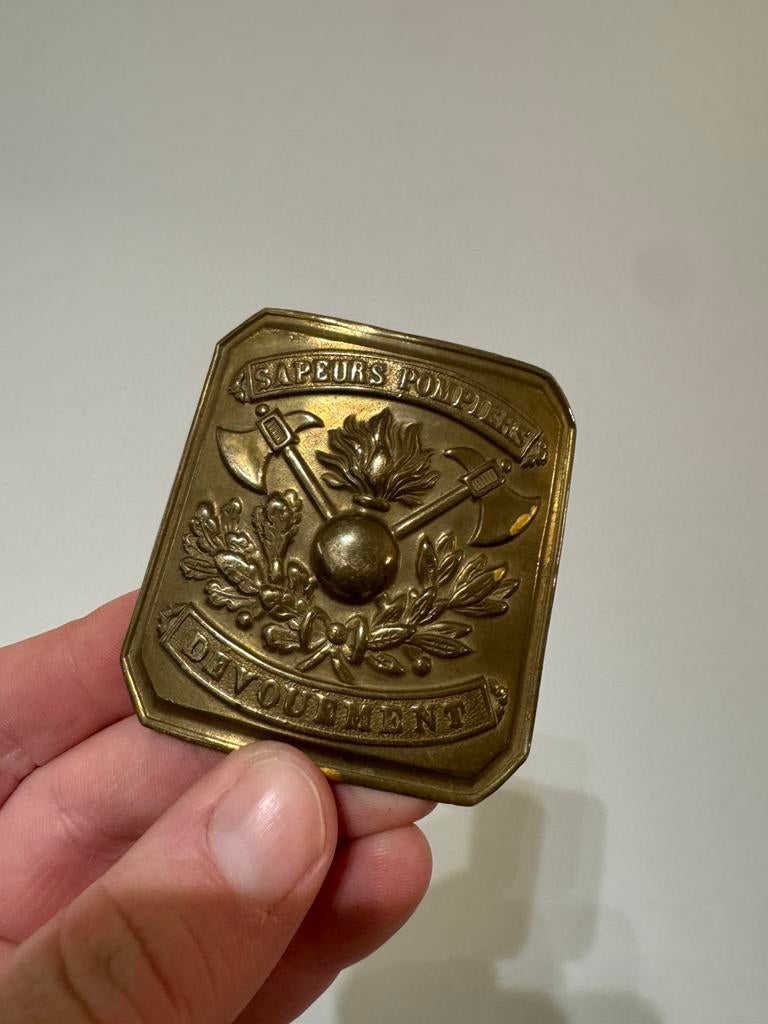 Wo1 Frans koppelslot brandweer, Verzamelen, Ophalen of Verzenden