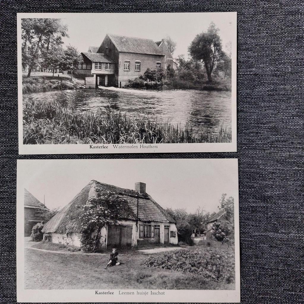 2 oude postkaarten van  Kasterlee, Verzamelen, Postkaarten | België, Ophalen of Verzenden