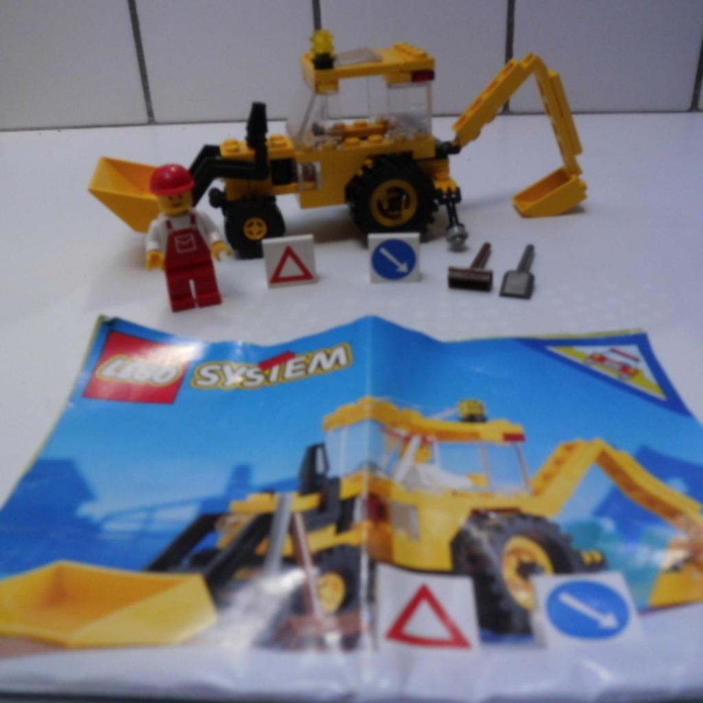 lego 6662 Backhoe, Ophalen of Verzenden, Complete set, Lego