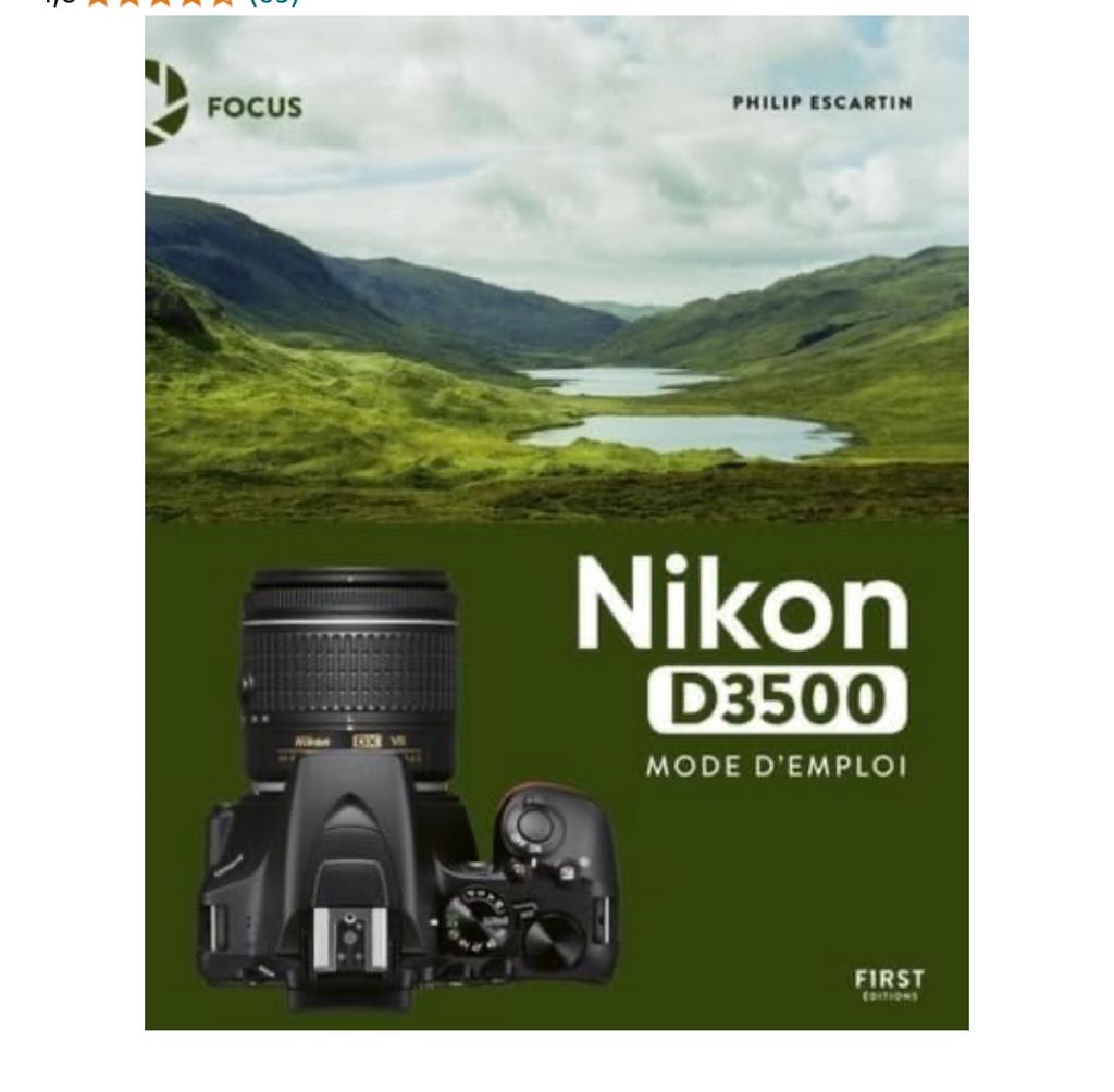 Mode d’emploi Nikon D3500, Audio, Tv en Foto, Ophalen, Zo goed als nieuw, Nikon