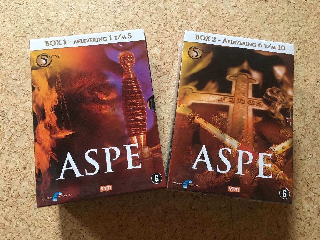 2 DVD-box Aspe, Cd's en Dvd's, Vanaf 16 jaar, Boxset, Ophalen of Verzenden, Zo goed als nieuw