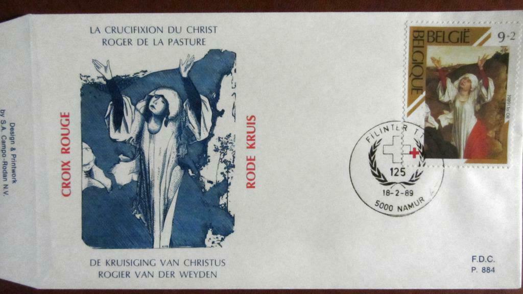 FIRST DAY COVER- SCHILDERIJEN- SCHILDERS - VAN DER WEYDEN, Postzegels en Munten, Ophalen of Verzenden, Gestempeld, Overige thema's