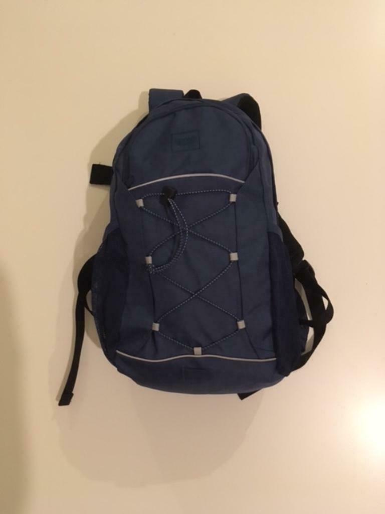 Rugzak - Blauw +/- 20Liter, Bijoux, Sacs & Beauté, Sacs | Sacs à dos, Comme neuf, Autres marques, 25 à 40 cm, 30 à 45 cm, Enlèvement ou Envoi