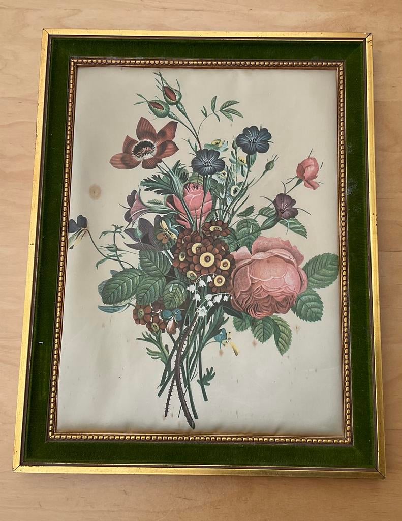 Tableau peinture sur soie, Enlèvement