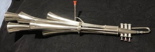 Schalmei trompet hoorn muziek Lengte 1M Antiek 🎶🔊🤗👌, Ophalen of Verzenden, Gebruikt, Overige typen