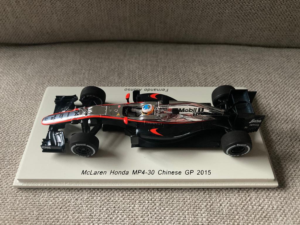Fernando Alonso 1:43 Chinese GP 2015 Mclaren Honda F1, Ophalen of Verzenden, Nieuw, Formule 1
