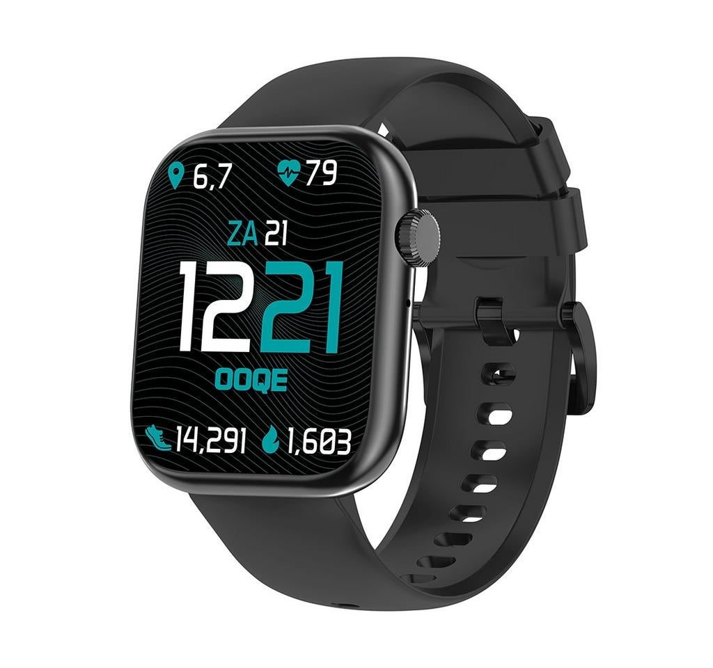 Smartwatch OOQE Pro 7 zwart 
(= NIEUW), Zwart, Nieuw, Ophalen of Verzenden, Waterdicht