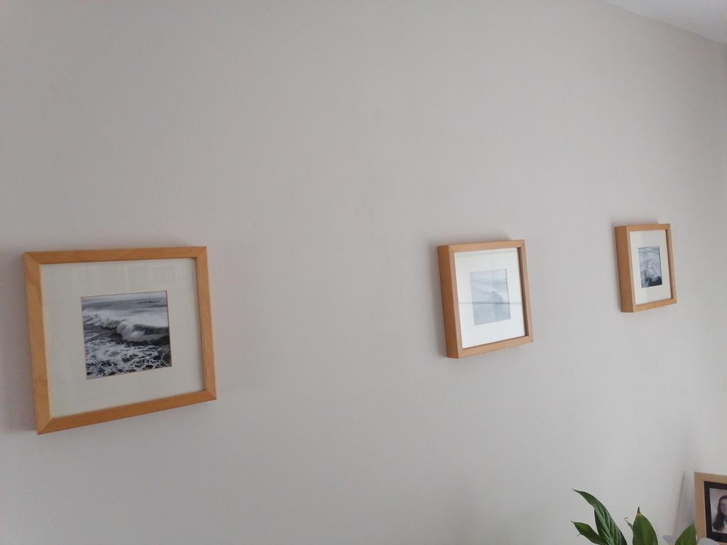 3 kaders met foto's van de zee, Huis en Inrichting, Ophalen of Verzenden
