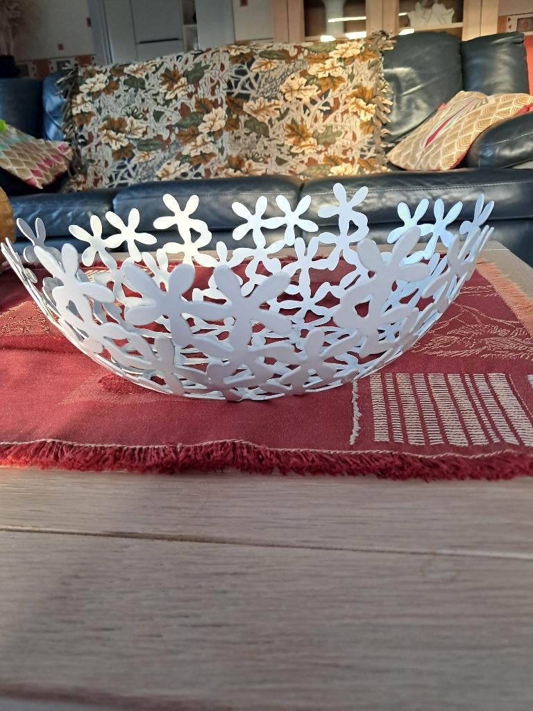 fruitmand/fruitkom 30 cm glas, Huis en Inrichting, Woonaccessoires | Schalen en Manden, Ophalen of Verzenden, Gebruikt, Overige materialen