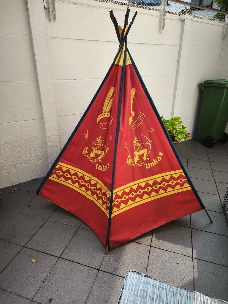 Vintage speeltent Unkas, Kinderen en Baby's, Speelgoed | Speeltenten, Ophalen, Gebruikt