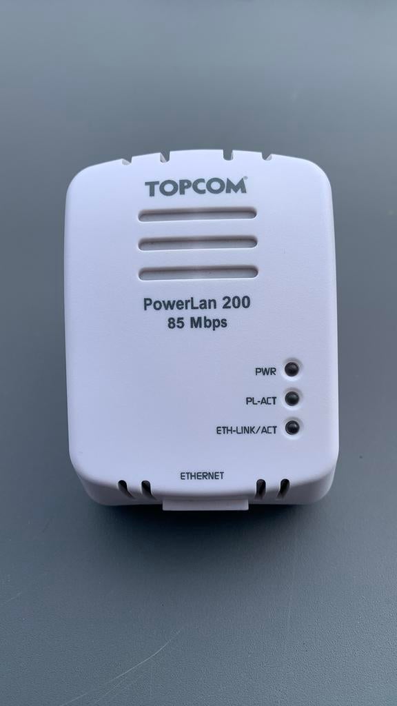 Topcom powerlan 200 85Mbps, Informatique & Logiciels, Enlèvement, Comme neuf