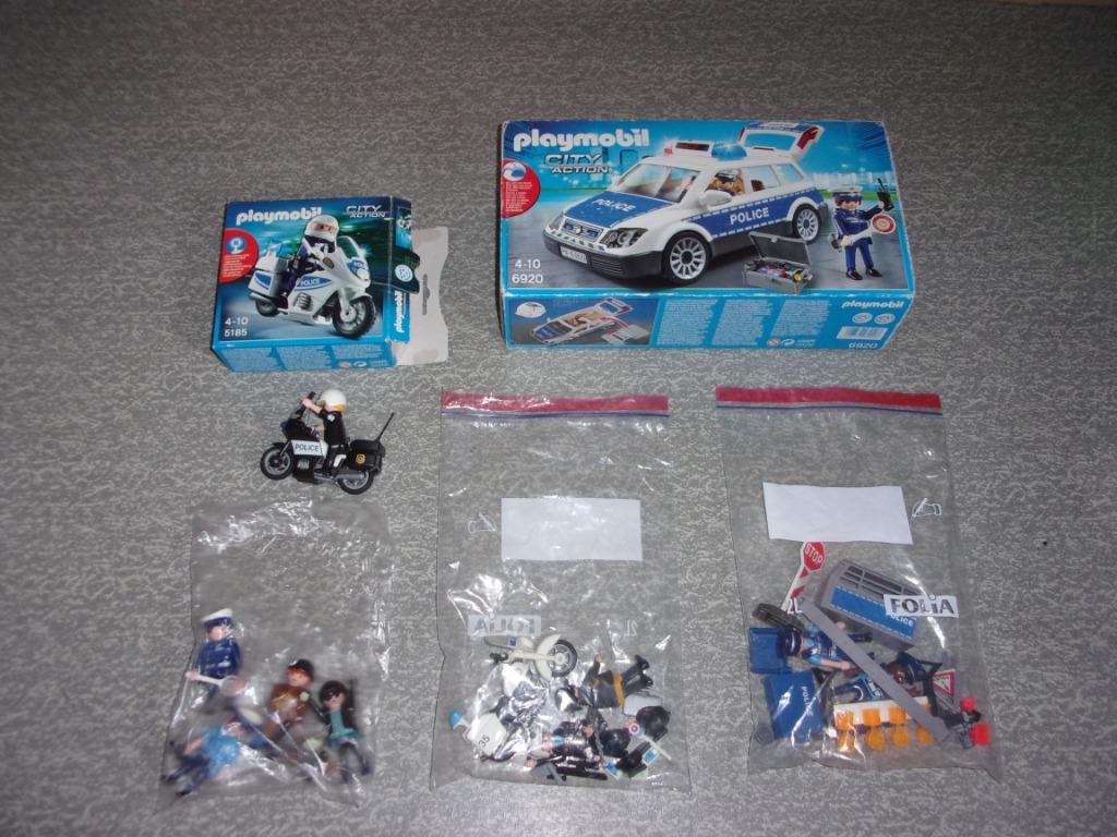 PLAYMOBIL politie (4SETS), Ophalen of Verzenden, Zo goed als nieuw, Complete set