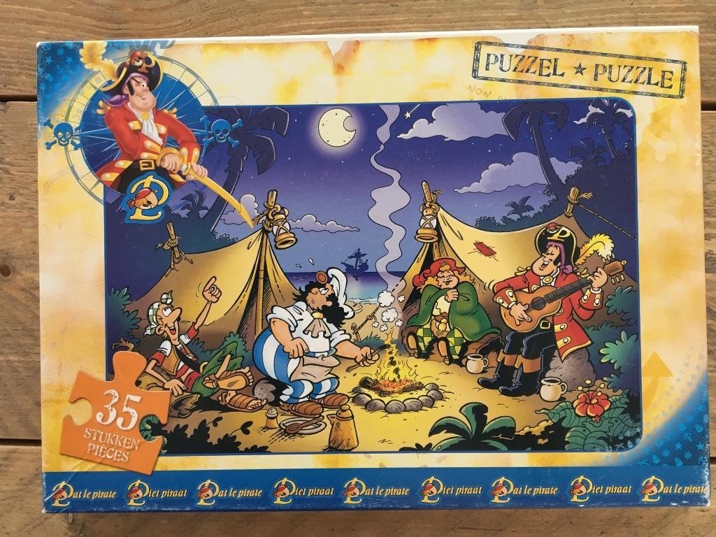 Puzzles : puzzle Piet Pirate et observation de la jungle, 35, Enlèvement ou Envoi, 10 à 50 pièces