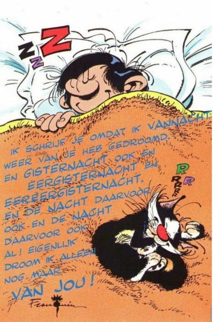 Guust Flater - Gaston Lagaffe - Set van 10 prentkaarten, Ophalen of Verzenden, 1980 tot heden, Ongelopen