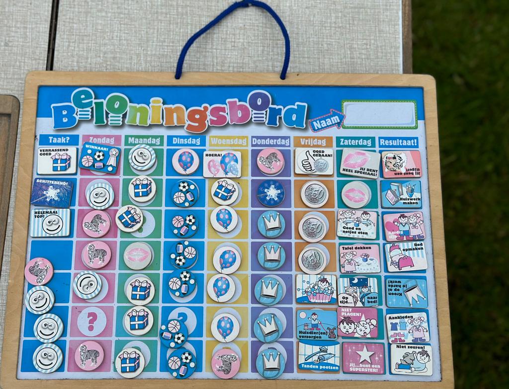 Beloningsbord, Kinderen en Baby's, Ophalen of Verzenden, Zo goed als nieuw