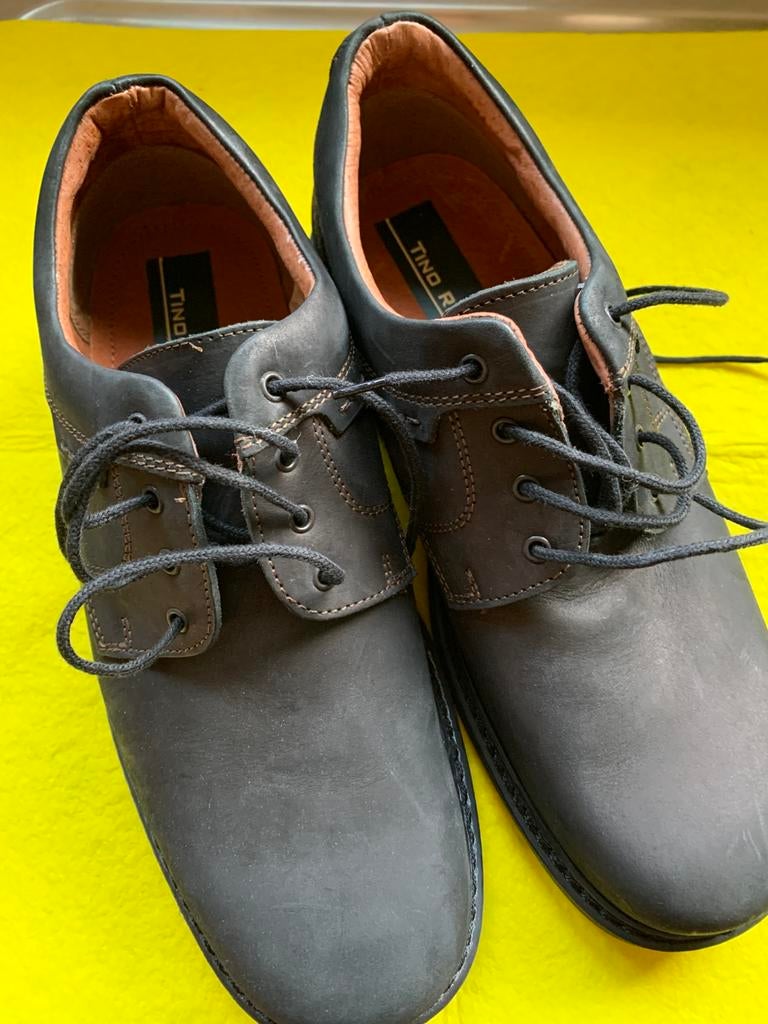 Mannen schoenen Tino Rossi maat 40, Ophalen, Zwart, Zo goed als nieuw, Veterschoenen