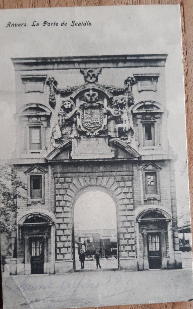 ANVERS ANTWERP, porte SCALDIS, porte d'eau, Envoi, Anvers