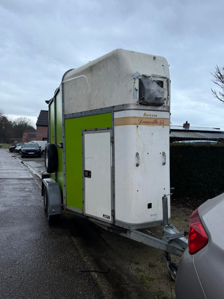Bateson 2paardstrailer te koop, Ophalen, Gebruikt, 2-paards trailer