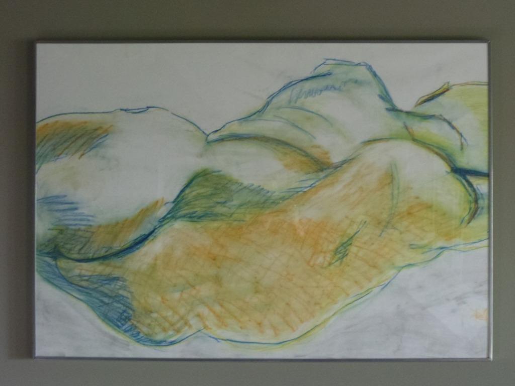 pasteltekening / it's a man's world / 100 x 70, Ophalen