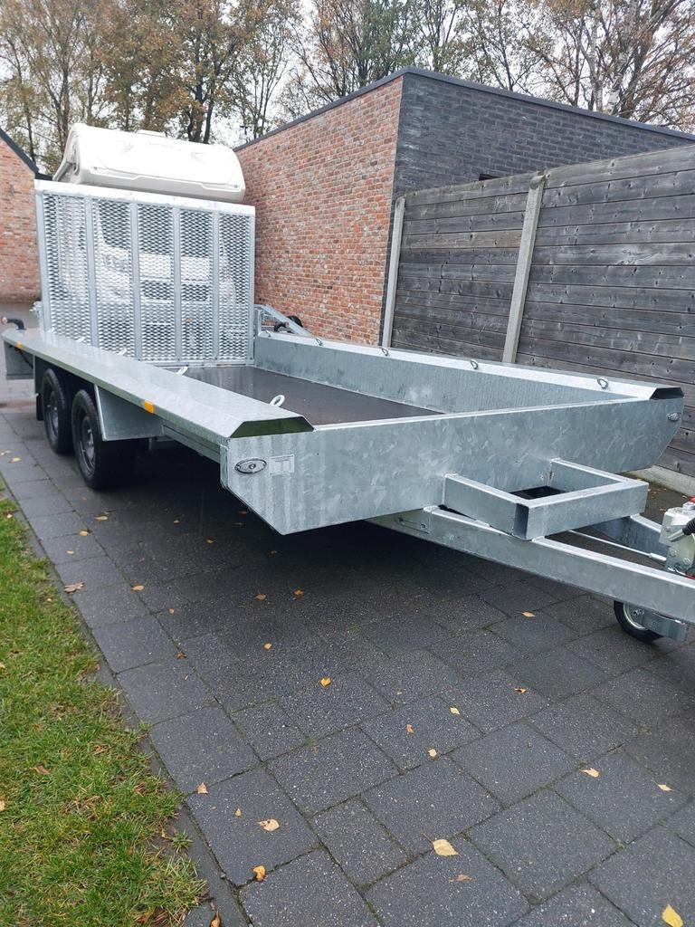 Machinetransporters, Kippers,  plateau aanhangwagens, Ophalen