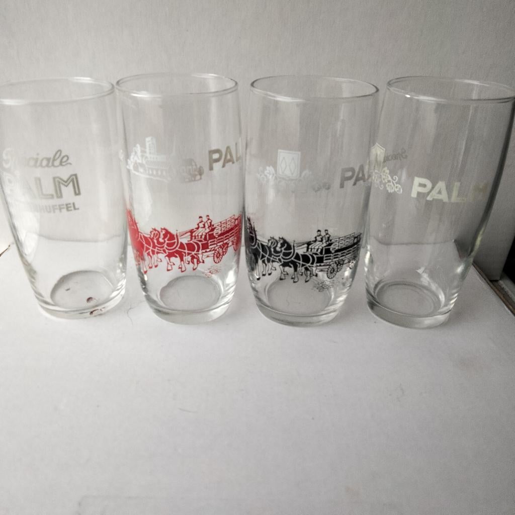 Palm glazen, Collections, Marques de bière, Enlèvement, Comme neuf, Verre ou Verres, Palm