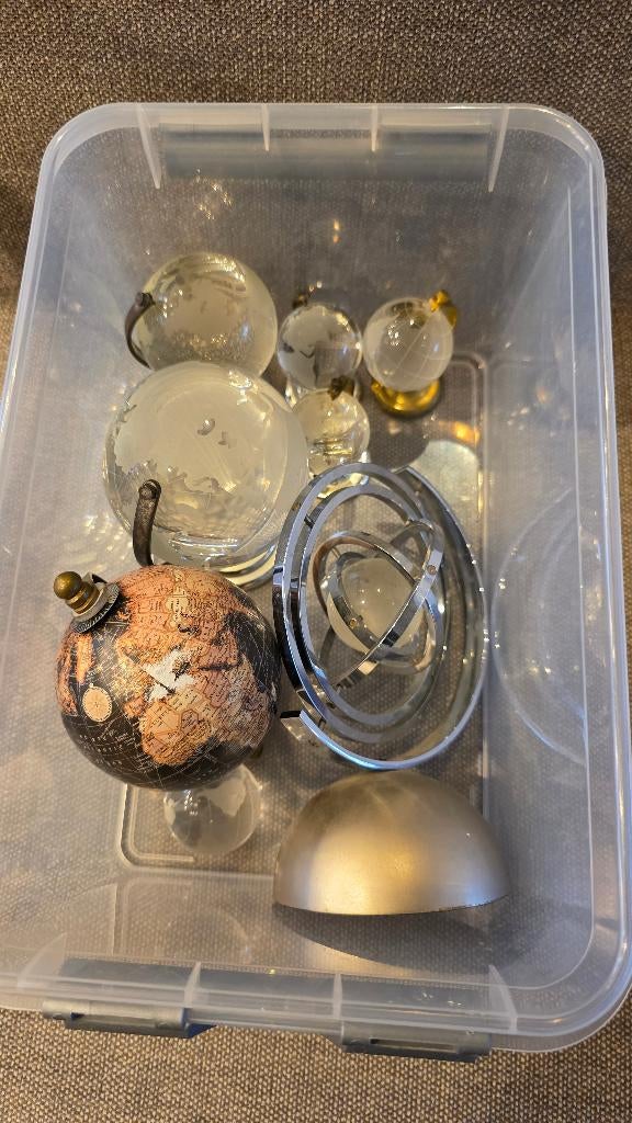 WERELDBOLLEN (in glas - klein formaat), Enlèvement ou Envoi, Comme neuf