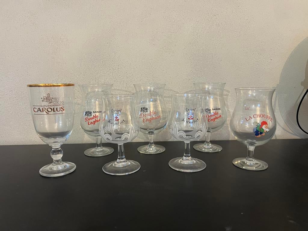 Verres à bière gratuits Chouffe, Tripel Karmeliet, Carolus, Enlèvement