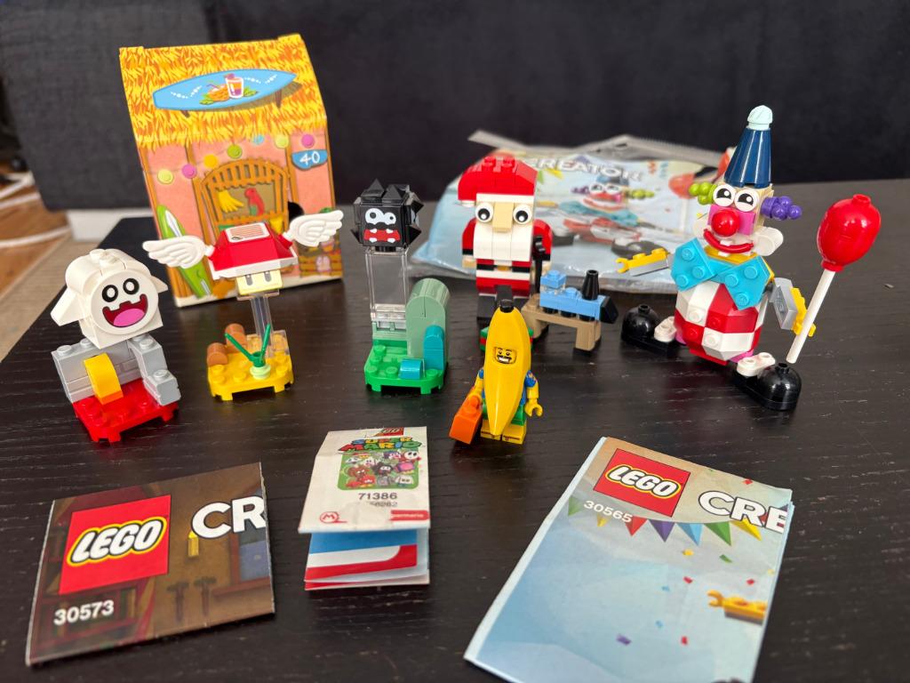 Lego collectie figuren Mario, banana man, Ophalen of Verzenden, Gebruikt, Lego