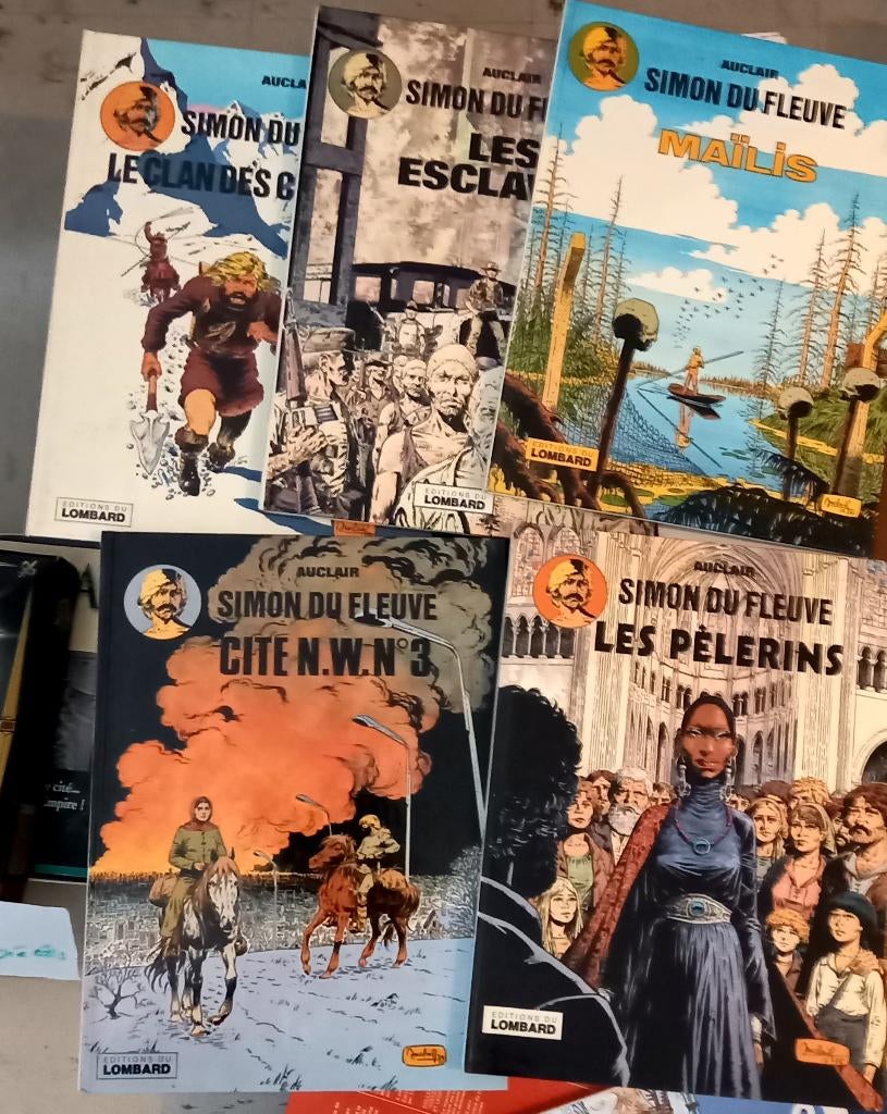 Bd simon du fleuve 5 tomes EO, Livres, Enlèvement ou Envoi, Comme neuf, Auclaire