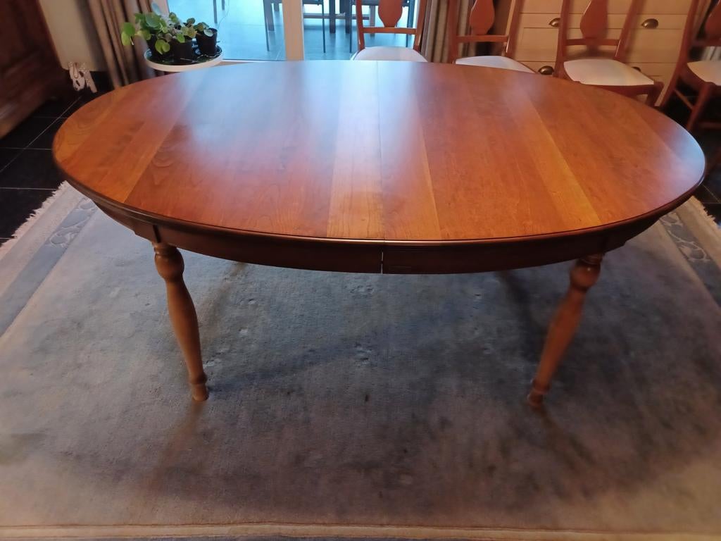 Eetkamer tafel kerselaar, Enlèvement, Comme neuf